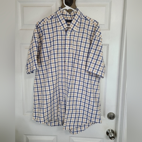 Nautica Men's Classic Short Sleeve Button Down Shirt,  Size: XXL Color:  Yellow - Picture 2 of 14